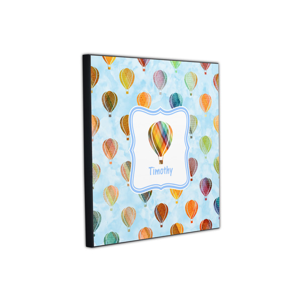 Watercolor Hot Air Balloons 12x12 Wood Print - Angle View