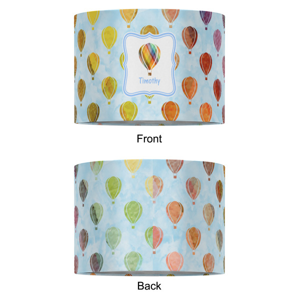 Watercolor Hot Air Balloons 16" Drum Lampshade - APPROVAL (Fabric)