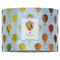 Watercolor Hot Air Balloons 16" Drum Lampshade - FRONT (Fabric)