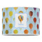 Watercolor Hot Air Balloons 16" Drum Lampshade - FRONT (Poly Film)