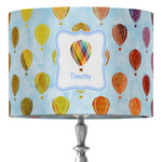 Watercolor Hot Air Balloons 16" Drum Lamp Shade - Fabric (Personalized)