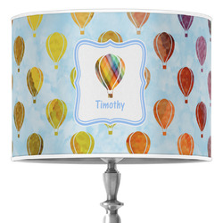 Watercolor Hot Air Balloons 16" Drum Lamp Shade - Poly-film (Personalized)