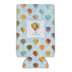 Watercolor Hot Air Balloons Can Cooler (Personalized)