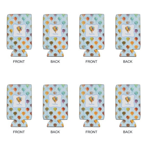 Watercolor Hot Air Balloons 16oz Can Sleeve - Set of 4 - APPROVAL