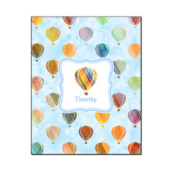 Watercolor Hot Air Balloons Wood Print - 16x20 (Personalized)