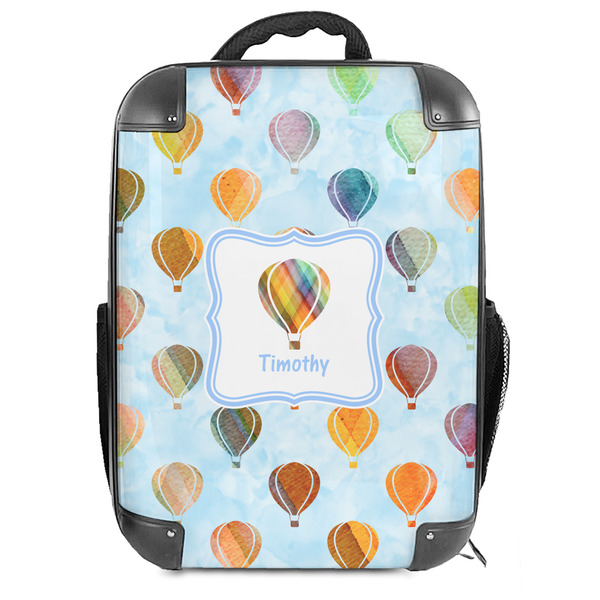 Custom Watercolor Hot Air Balloons Hard Shell Backpack (Personalized)