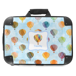 Watercolor Hot Air Balloons Hard Shell Briefcase - 18" (Personalized)