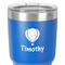 Watercolor Hot Air Balloons 30 oz Stainless Steel Ringneck Tumbler - Blue - Close Up