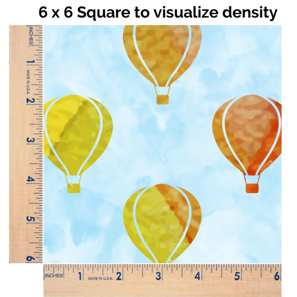 Watercolor Hot Air Balloons 6x6 Swatch of Fabric