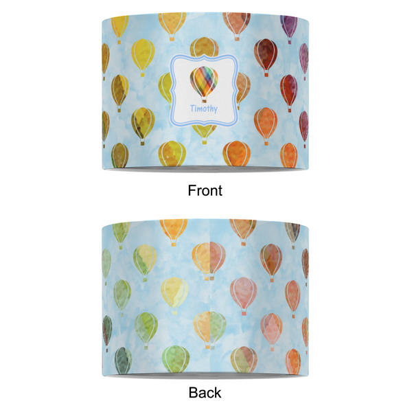 Watercolor Hot Air Balloons 8" Drum Lampshade - APPROVAL (Fabric)