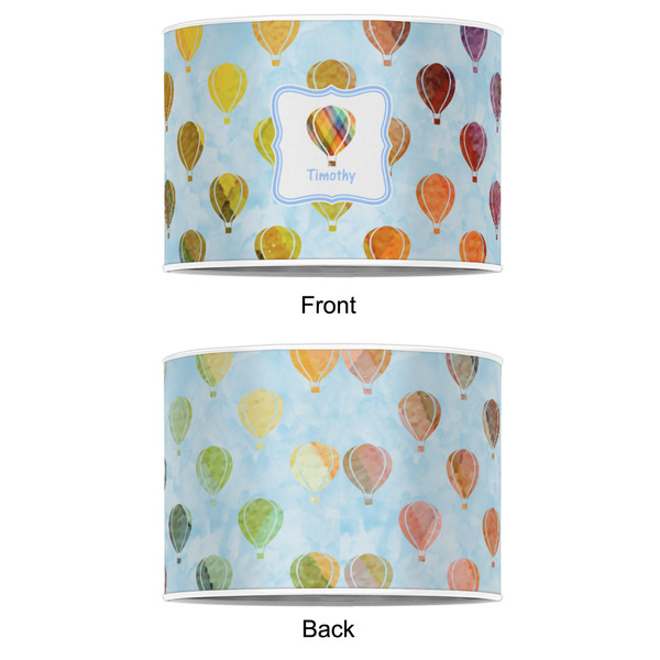 Watercolor Hot Air Balloons 8" Drum Lampshade - APPROVAL (Poly Film)