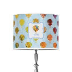 Watercolor Hot Air Balloons 8" Drum Lamp Shade - Poly-film (Personalized)