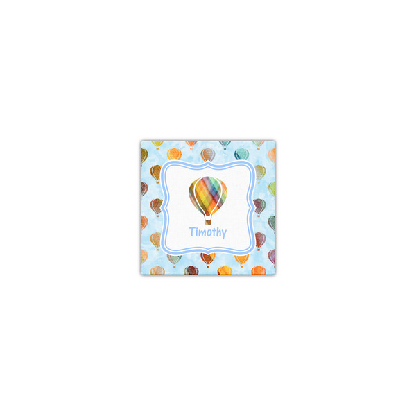 Watercolor Hot Air Balloons 8x8 - Canvas Print - Front View