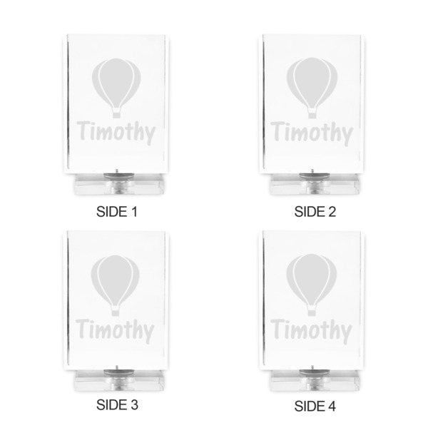 Watercolor Hot Air Balloons Acrylic Pencil Holder - APPROVAL