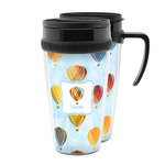 Watercolor Hot Air Balloons Acrylic Travel Mug (Personalized)