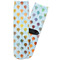 Watercolor Hot Air Balloons Adult Crew Socks - Single Pair - Front and Back