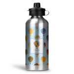 Watercolor Hot Air Balloons Water Bottle - Aluminum - 20 oz (Personalized)