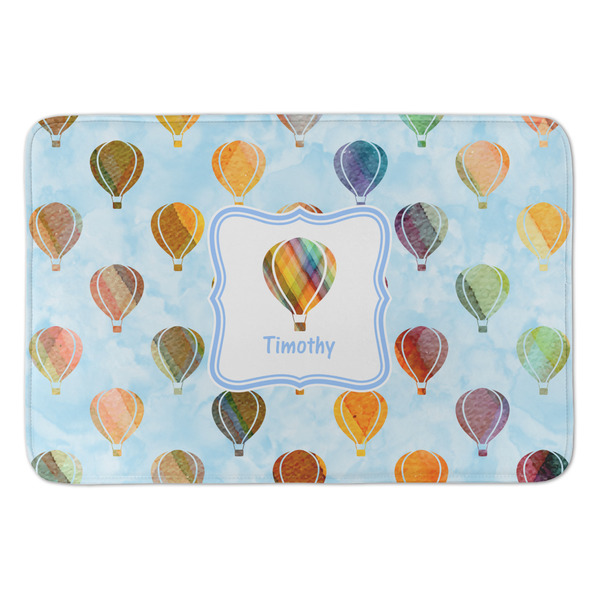 Custom Watercolor Hot Air Balloons Anti-Fatigue Kitchen Mat (Personalized)