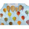 Watercolor Hot Air Balloons Apron - Pocket Detail with Props