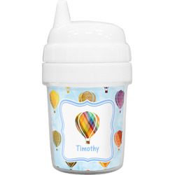 Watercolor Hot Air Balloons Baby Sippy Cup (Personalized)