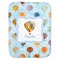 Watercolor Hot Air Balloons Baby Swaddling Blanket (Personalized)