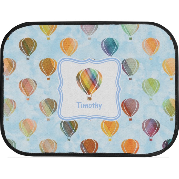 Watercolor Hot Air Balloons Back Seat Car Mat