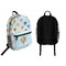 Watercolor Hot Air Balloons Backpack front and back - Apvl