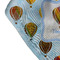 Watercolor Hot Air Balloons Bandana Detail