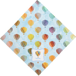 Watercolor Hot Air Balloons Dog Bandana Scarf w/ Name or Text