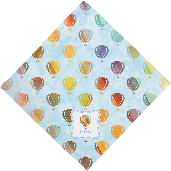 Watercolor Hot Air Balloons Bandana - Full View