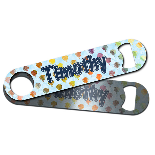 Watercolor Hot Air Balloons Bar Bottle Opener - Main