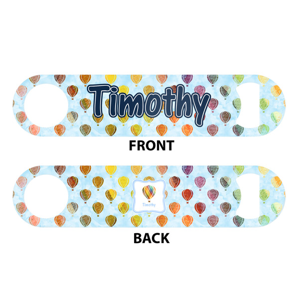 Watercolor Hot Air Balloons Bar Bottle Opener - White - Approval