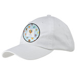 Watercolor Hot Air Balloons Baseball Cap - White (Personalized)