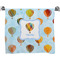 Watercolor Hot Air Balloons Bath Towel (Personalized)