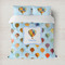 Watercolor Hot Air Balloons Duvet Cover Set - Full / Queen (Personalized)