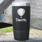 Watercolor Hot Air Balloons 20 oz Stainless Steel Tumbler - Black - Double Sided (Personalized)