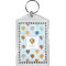 Watercolor Hot Air Balloons Bling Keychain (Personalized)