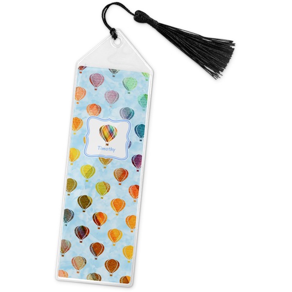 Custom Watercolor Hot Air Balloons Book Mark w/Tassel (Personalized)