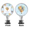 Watercolor Hot Air Balloons Bottle Stopper - Front and Back