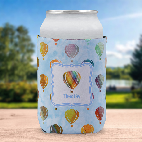 Watercolor Hot Air Balloons Can Sleeve - LIFESTYLE (single)
