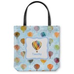 Watercolor Hot Air Balloons Canvas Tote Bag - Small - 13"x13" (Personalized)