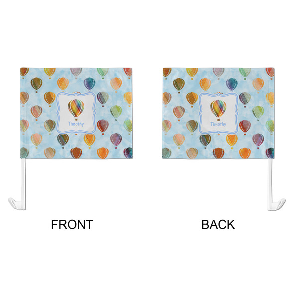 Watercolor Hot Air Balloons Car Flag - Large - APPROVAL