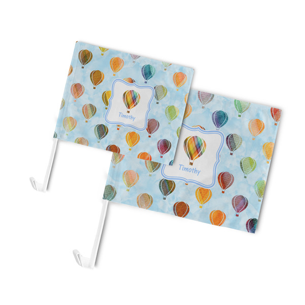 Watercolor Hot Air Balloons Car Flags - PARENT MAIN (both sizes)
