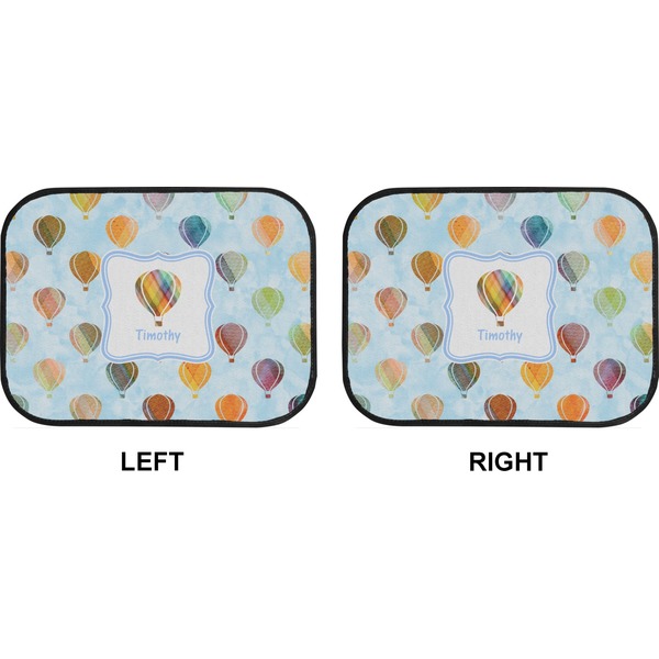 Watercolor Hot Air Balloons Car Floor Mats (Back Seat) (Approval)