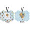 Watercolor Hot Air Balloons Car Ornament (Approval)