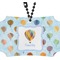 Watercolor Hot Air Balloons Rear View Mirror Ornament (Personalized)