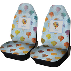 Watercolor Hot Air Balloons Car Seat Covers (Set of Two) (Personalized)