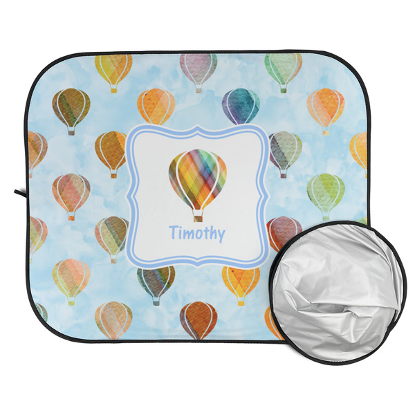 Watercolor Hot Air Balloons Car Sun Shades - FOLDED & UNFOLDED