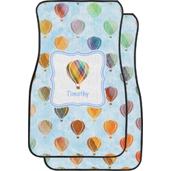 Watercolor Hot Air Balloons Car Floor Mats (Front Seat) (Personalized)