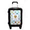 Watercolor Hot Air Balloons Carry On Hard Shell Suitcase - Front